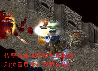 传奇私服精英怪刷新时间和位置具体在哪里查询? 传奇私服精英怪刷新时间和位置具体在哪里查询?