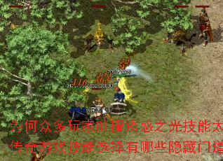 为何众多玩家吐槽诱惑之光技能太废?传奇游戏技能选择有哪些隐藏门道? 为何众多玩家吐槽诱惑之光技能太废?传奇游戏技能选择有哪些隐藏门道?