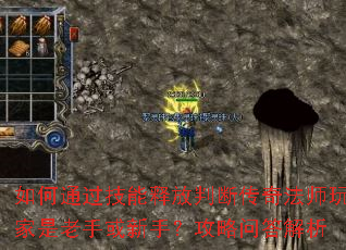 如何通过技能释放判断传奇法师玩家是老手或新手?攻略问答解析 如何通过技能释放判断传奇法师玩家是老手或新手?攻略问答解析