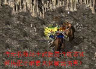 传奇私服战士武器属性应该如何搭配才能最大化输出伤害? 传奇私服战士武器属性应该如何搭配才能最大化输出伤害?