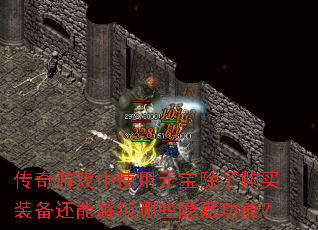 传奇游戏中使用元宝除了购买装备还能解锁哪些隐藏功能? 传奇游戏中使用元宝除了购买装备还能解锁哪些隐藏功能?