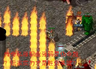 传奇私服职业强弱是伪命题?玩家实力才是胜负关键? 传奇私服职业强弱是伪命题?玩家实力才是胜负关键?